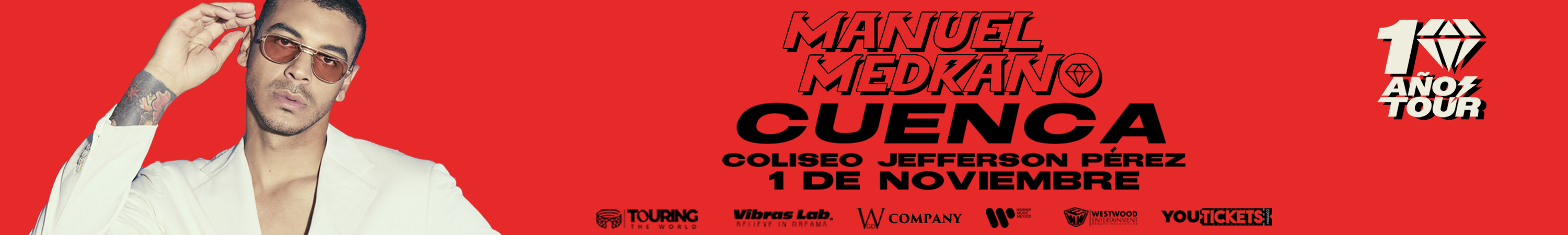 Evento Manuel Medrano - 10 Años Tour